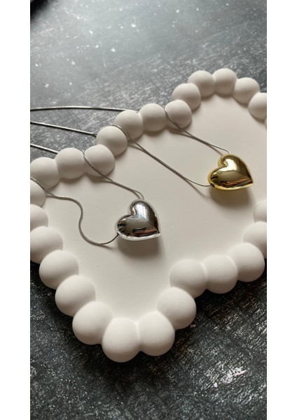 Bubble Çelik Kalp Kolye fırsatları