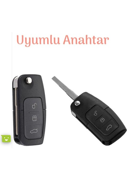 Ford Focus Fiesta Mondeo B Max Cmax Kuga Tourneo Silikon Anahtar Kılıfı