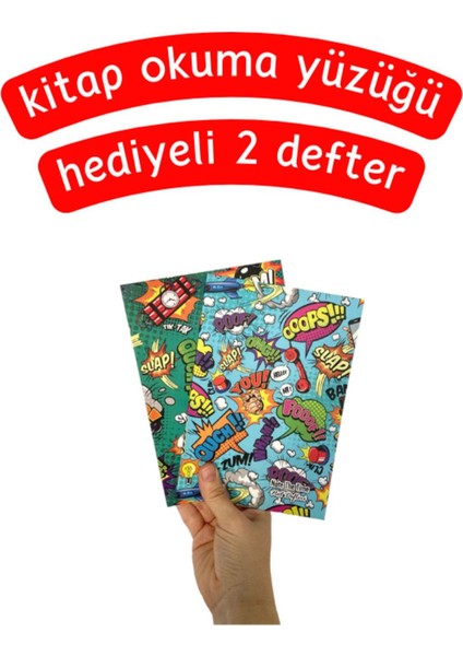 Pop Art Figürlü 2'lü Defter Seti