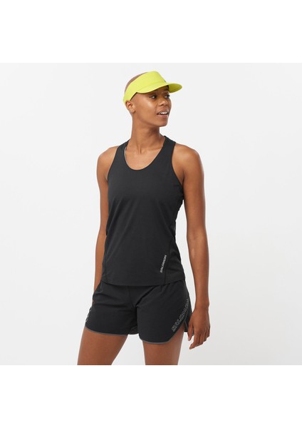 Sense Aero Singlet Kadın Siyah Koşu Tişört