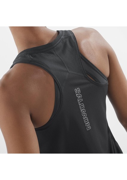 Sense Aero Singlet Kadın Siyah Koşu Tişört modelleri