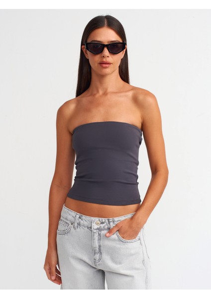 20659 Crop Top-Antrasit