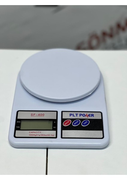 Plt Power Dijital Hassas Tartı Ince Ölçüm Tartısı 10 kg Kapasiteli Yiyecek Hazırlama Terazisi LCD Ekran