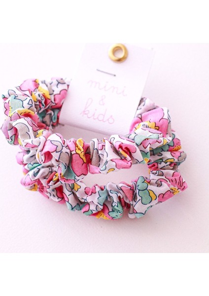 Mini Scrunchie, Kız Çocukları Için Lastikli Toka (2 Adet)