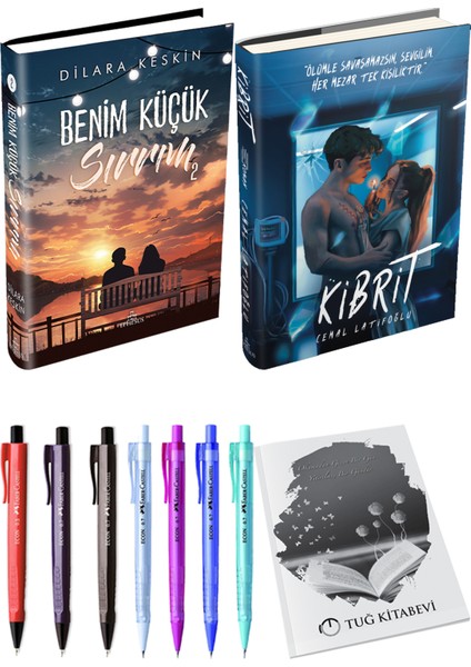 Kibrit Ciltli Cemal Latifoğlu ve Ephesus Benim Küçük Sırrım 2 Ciltli Dilara Keskin 2li Set