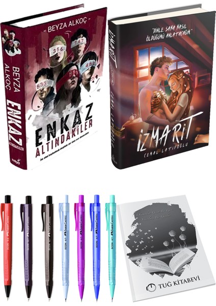 Izmarit Ciltli Cemal Latifoğlu ve Enkaz Altındakiler 1 Ciltli Beyza Alkoç 2li Set