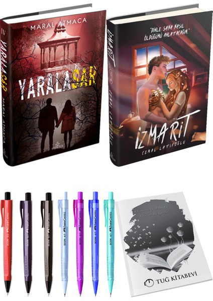 Izmarit Ciltli Cemal Latifoğlu ve Ephesus Yayınları Yaralasar 4 Ciltli Maral Atmaca 2li Set