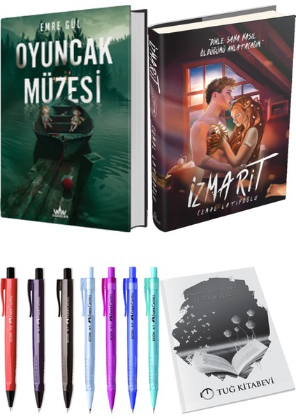 Izmarit Ciltli Cemal Latifoğlu ve Guardian Yayınları Oyuncak Müzesi 1 Ciltli Emre Gül 2li Set