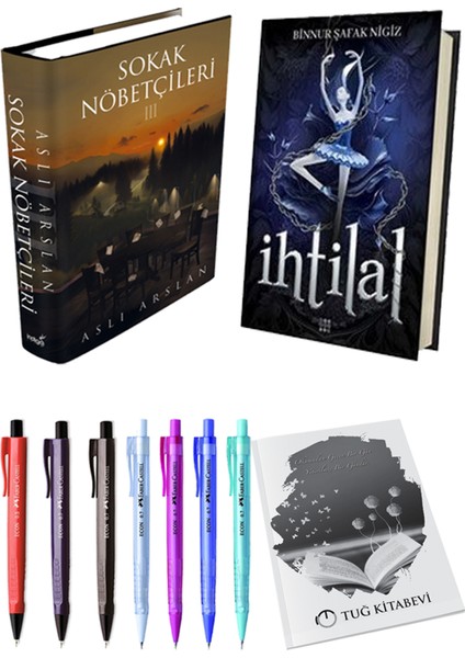 Ihtilal 1 Zelzele Ciltli Binnur Şafak Nigiz ve Sokak Nöbetçileri 3 Ciltli Aslı Arslan 2li Set