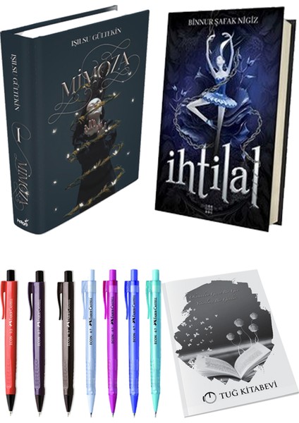 Ihtilal 1 Zelzele Ciltli Binnur Şafak Nigiz ve Mimoza Ciltli Işılsu Gültekin 2li Set