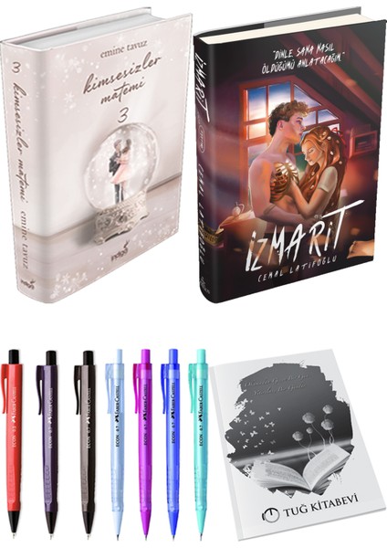 Izmarit Ciltli Cemal Latifoğlu ve Kimsesizler Matemi 3 Ciltli Emine Tavuz 2li Set