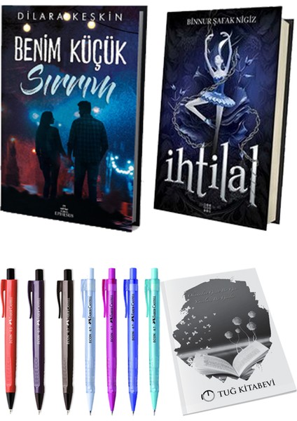 Ihtilal 1 Zelzele Ciltli Binnur Şafak Nigiz ve Ephesus Benim Küçük Sırrım 1 Ciltli Dilara Keskin 2li Set