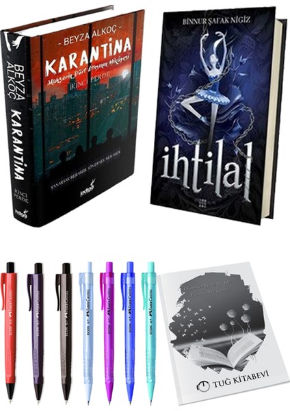 Ihtilal 1 Zelzele Ciltli Binnur Şafak Nigiz ve Karantina 2 Ciltli Beyza Alkoç 2li Set