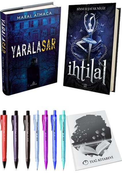 Ihtilal 1 Zelzele Ciltli Binnur Şafak Nigiz ve Ephesus Yayınları Yaralasar 1 Ciltli Maral Atmaca 2li Set