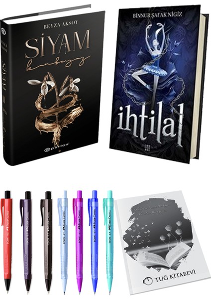 Ihtilal 1 Zelzele Ciltli Binnur Şafak Nigiz ve Epsilon Yayınevi Siyam 2 Ciltli Beyza Aksoy 2li Set