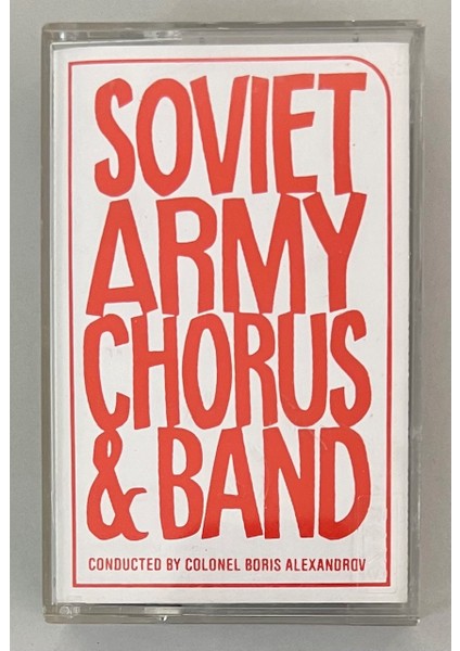 Soviet Army Chorus Band Kaset (Dönem Baskı)