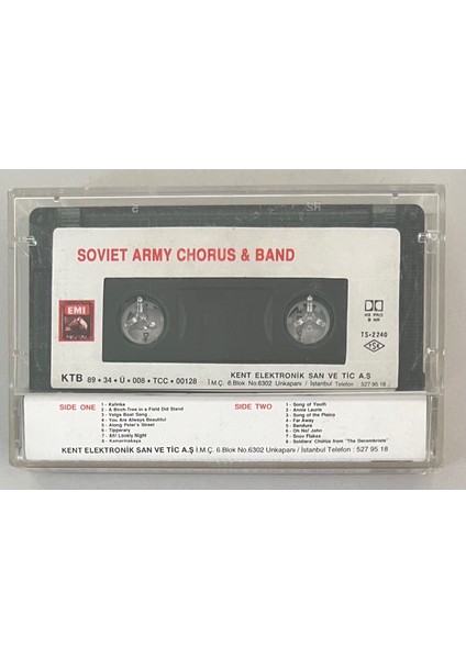 Soviet Army Chorus Band Kaset (Dönem Baskı) fiyatları