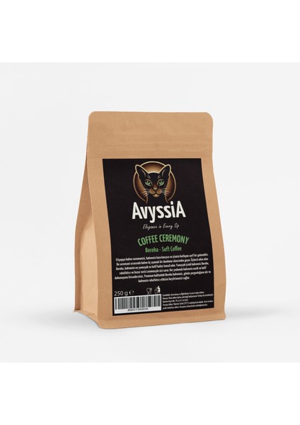 Avyssia Bereka Soft Coffee - Öğütülmüş Filtre Kahve 250 G