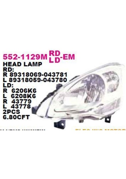 Sol Ön Far Tepee Berlingo (DPO5521129LMLDEM-6206K6)