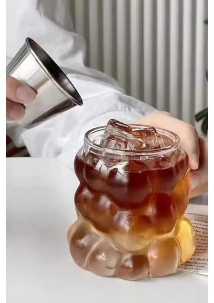 Yeni Nesil 350 ml Üzüm Tasarımlı Borosilikat Cam Nescafe, Latte, Meşrubat Kupa Bardağı 3 Adet - 2430 modelleri