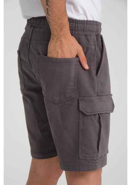Kargo Cepli Bermuda Şort (Ag-2y)