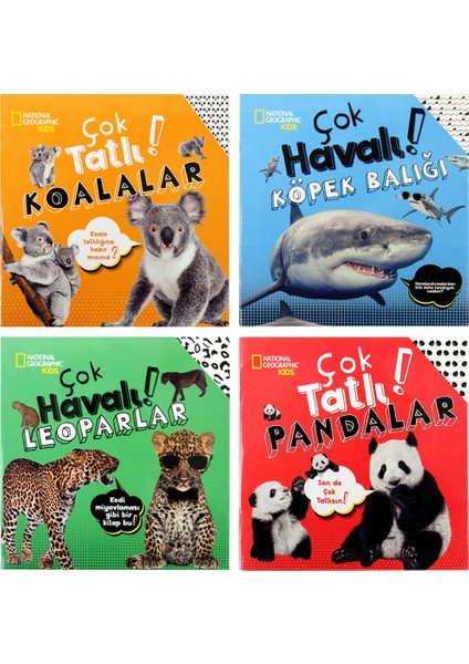 National Geographic Kids Çok Tatlı ve Havalı Hayvanlar Kitap Set