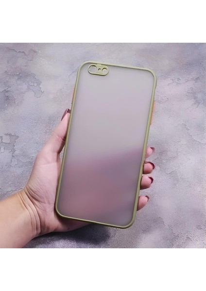 iPhone 6 Plus Kılıf Şeffaf Kapak Sert Plastik Kaliteli Dayanıklı Arka Kapak