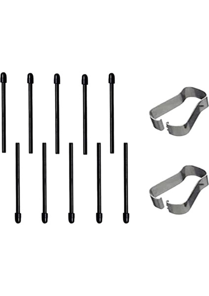(10 Paket) Dikkat Çekici 2 Kalem Değiştirme Uçları/uçları Için Işaretleyici Kalem Uçları/uçları Yumuşak (Siyah) (Yurt Dışından)