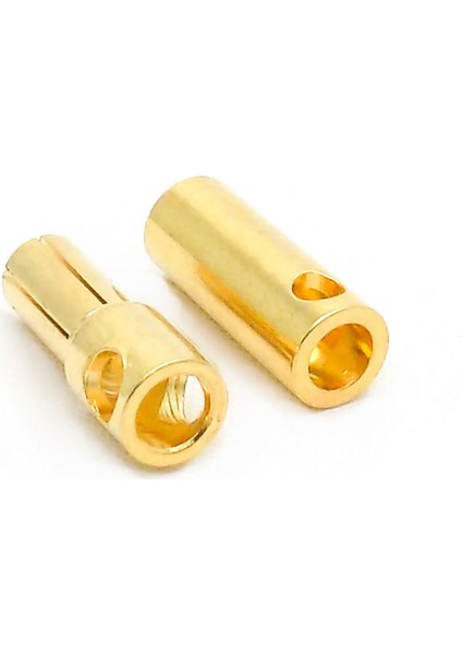 Roba 5mm Altın Kaplama Banana Dişi Erkek Soket 60A Pil Batarya Lion Bullet Plug Kablo Konnektör Esc Motor Rc Done Helikopter Uçak Araba Fiş