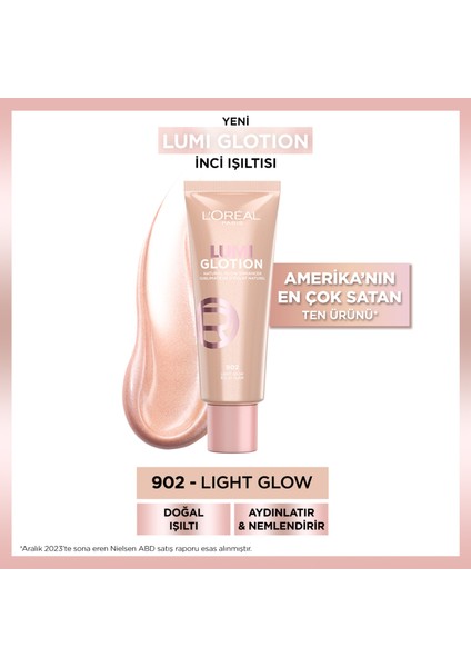 Glotion All-in-one Doğal Işıltı 902 - Fair Glow 40 ml Highlighter, Likit Aydınlatıcı