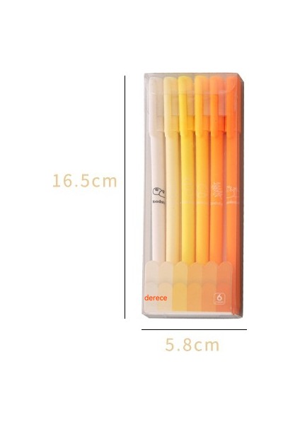 Öğrenciler Için 6 Paket Jel Kalem (Yurt Dışından)