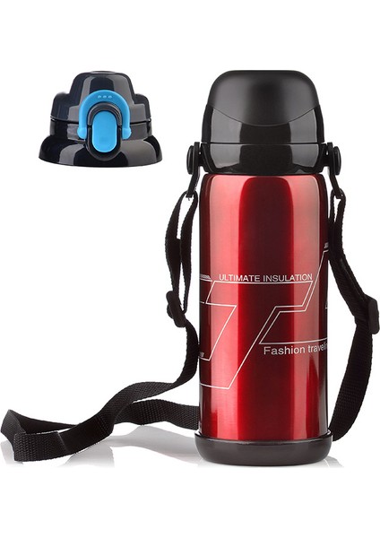 Dış Mekan Termos Şişesi Büyük Kapasiteli Spor Su Şişesi 800ML (Yurt Dışından)