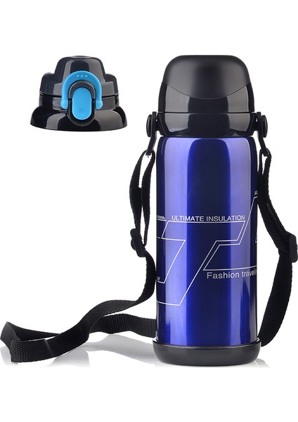 Dış Mekan Termos Şişesi Büyük Kapasiteli Spor Su Şişesi 800ML (Yurt Dışından)