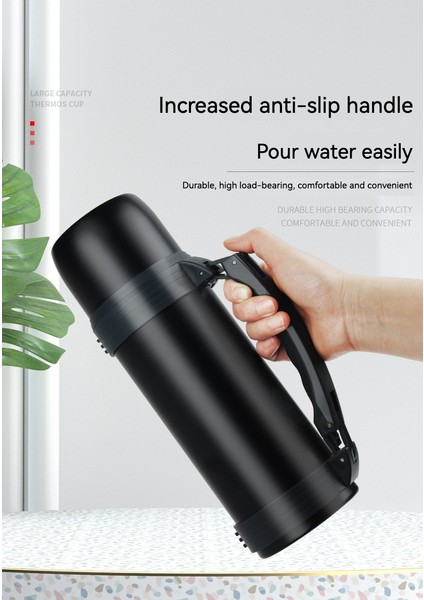 Dış Mekan Termos Şişesi Ev Büyük Kapasiteli Su Isıtıcısı 1200 ml (Yurt Dışından)