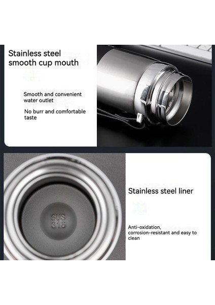Outdoor Thermos, Household Large Capacity Kettle 600ML/800ML/1000ML (Yurt Dışından)