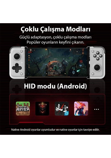 Iphone 15 ve Android Telefonlar Ile Uyumlu Oyun Kolu, Soğutucu Özellikli Telefon Oyun Kolu fiyatları