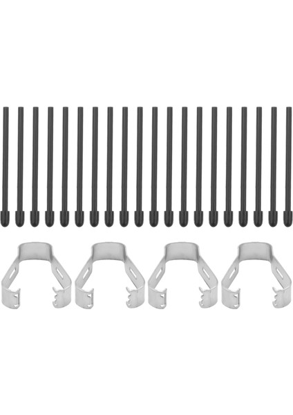 (20 Paket) Dikkat Çekici 2 Stylus Yedek Yumuşak Uçlar/uçlar Için Işaretleyici Kalem Ipuçları/uçlar Siyah (Yurt Dışından)