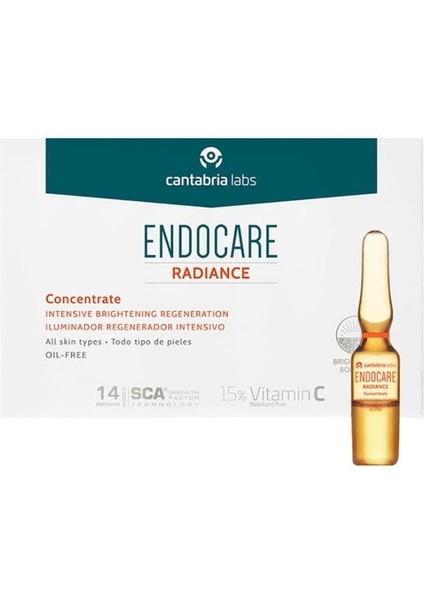 Endocare Radiance Concentrate 1ml x 14 Ampul Vitamin C Pure