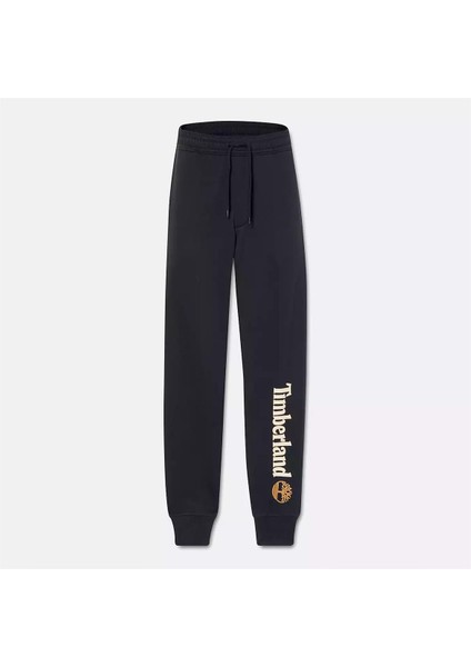 Brushed Back Sweatpant Siyah Erkek Eşofman Altı