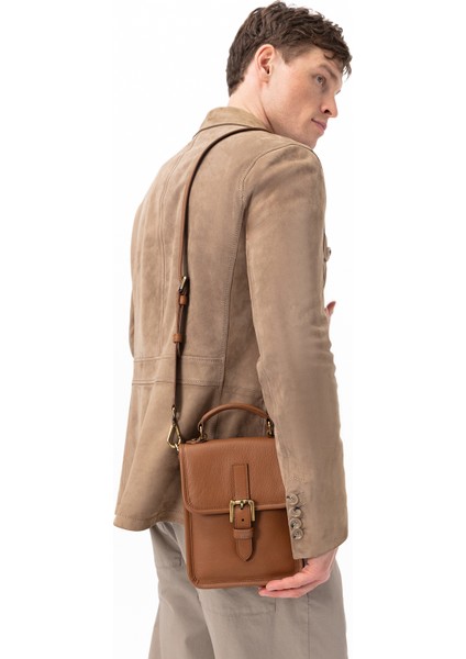 Marcel Kahve Erkek Deri Postacı Çantası