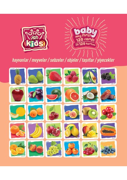 Baby Ilk Eğitici Kartlarım modelleri