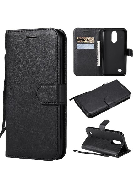 Lg K10 2017 Iş Cüzdan Telefon Kılıfı Için Flip Case Yüksek Kalite Deri (Yurt Dışından)