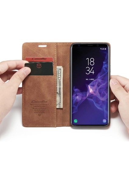 Samsung Galaxy S9 Artı Kılıf Kart Yuvası Için Flip Case Kickstand Flip Folio (Yurt Dışından)