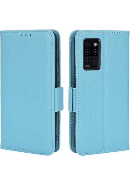 Oukitel C21 Cüzdan Manyetik Yan Toka Pu Deri Kart Yuvaları Için Kılıf (Yurt Dışından)