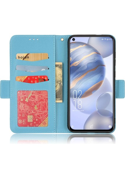 Oukitel C21 Cüzdan Manyetik Yan Toka Pu Deri Kart Yuvaları Için Kılıf (Yurt Dışından) fiyatları