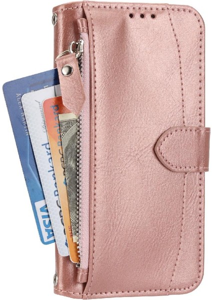 Samsung Galaxy S21 Için Flip Case Pu Deri Kickstand Kart Tutucu Kayış (Yurt Dışından) fiyatları
