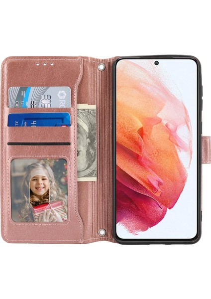Samsung Galaxy S21 Için Flip Case Pu Deri Kickstand Kart Tutucu Kayış (Yurt Dışından) indirimleri