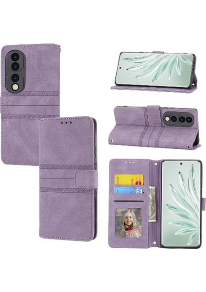 Onur Için Flip Case 80 Pro Pu Deri Manyetik Kapatma Cüzdan Kılıf (Yurt Dışından)