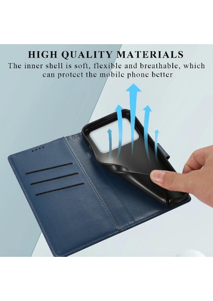 Xiaomi Poco C40 Üç Kart Yuvaları Için Flip Case Kickstand Darbeye Şok (Yurt Dışından)