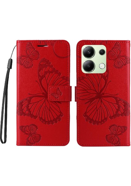 Xiaomi Redmi Not 13 Için Flip Case 4g Flip Kickstand Pu Deri Darbeye (Yurt Dışından)